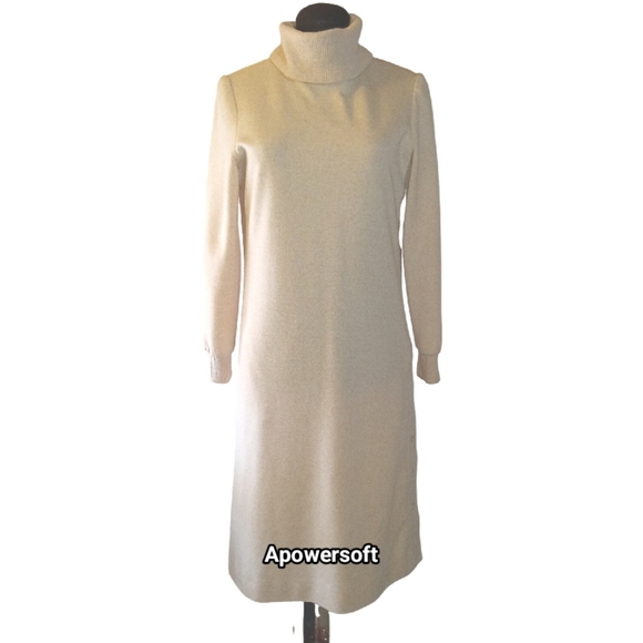 Vintage Turtle Neck Dress (0435) - Picture 1 of 12
